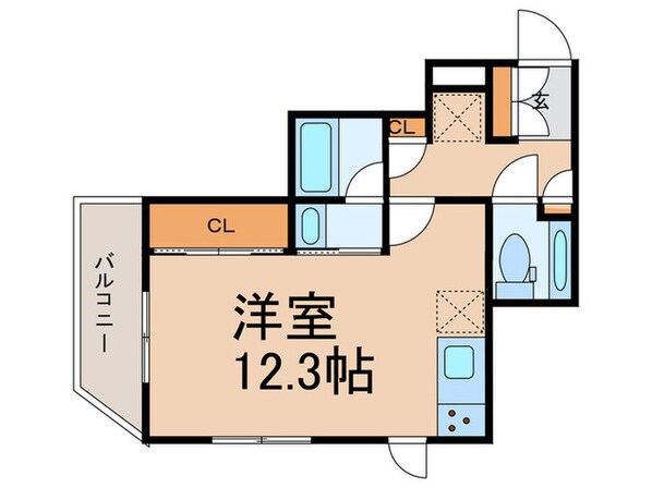 ASTILE原宿の物件間取画像